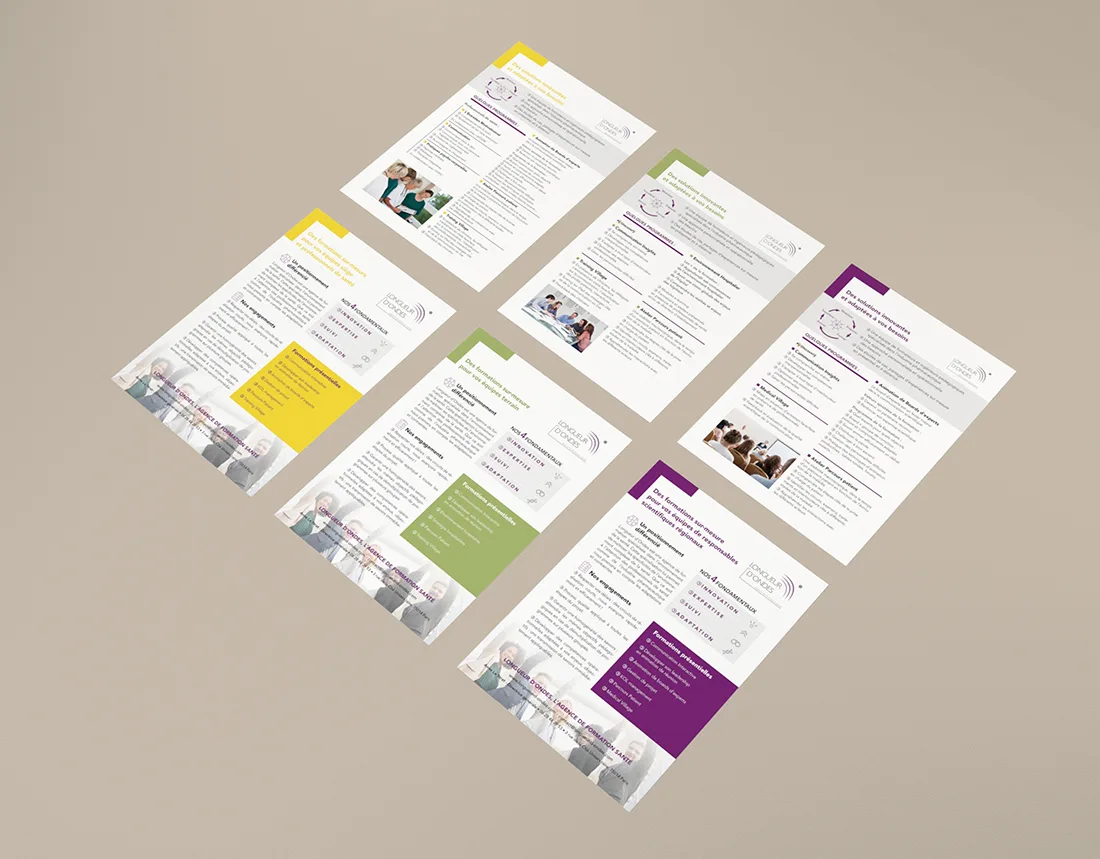 Flyers de formation – Longueur d’ondes (2019)