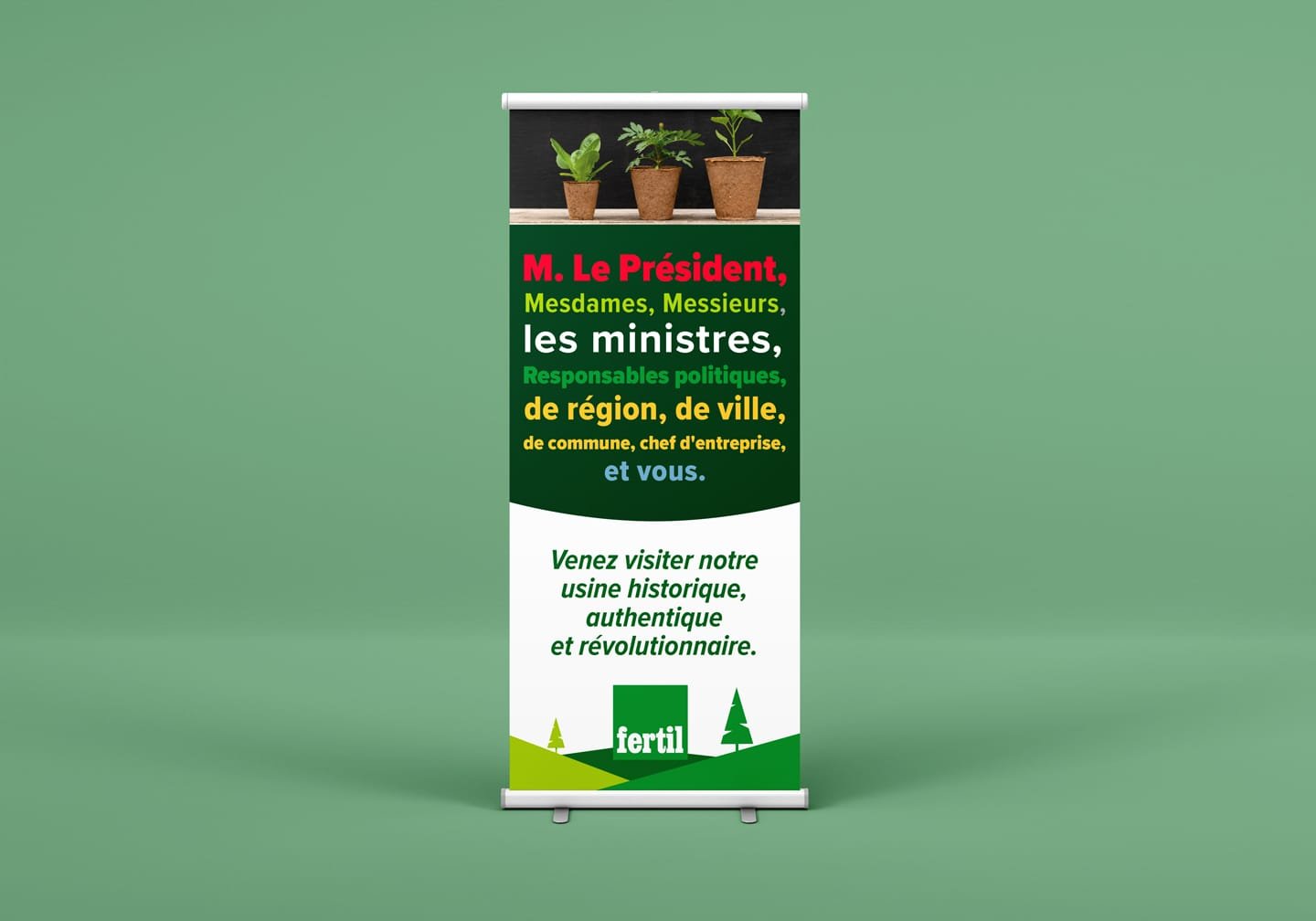 Création graphique d'un kakémono