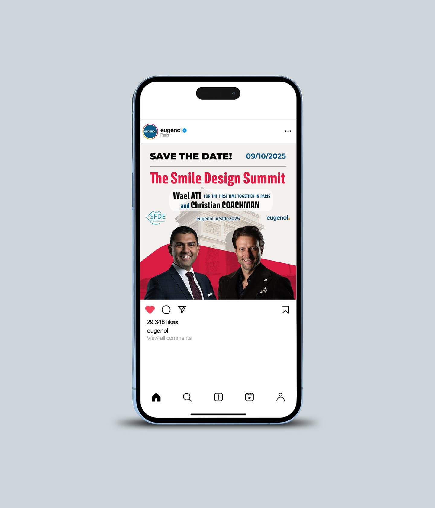 Instagram post design conference dentist the smile design summit