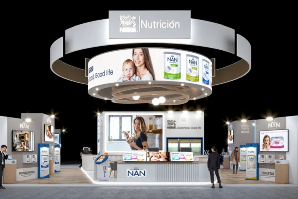 Habillage Stand NAN Summit – Nestlé
