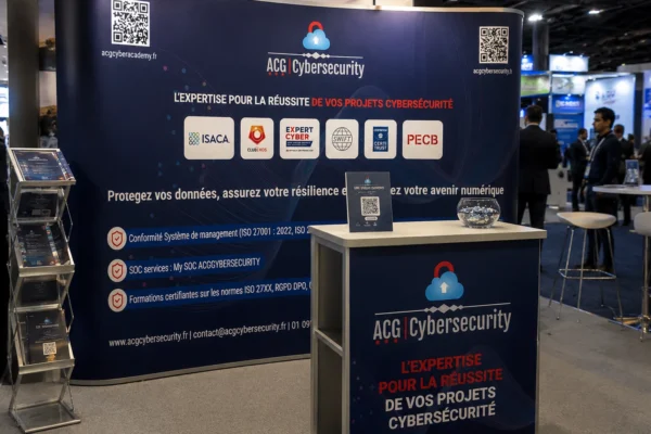 Habillage de Stand et Signalétique Forum InCyber (FIC) | ACG Cybersecurity